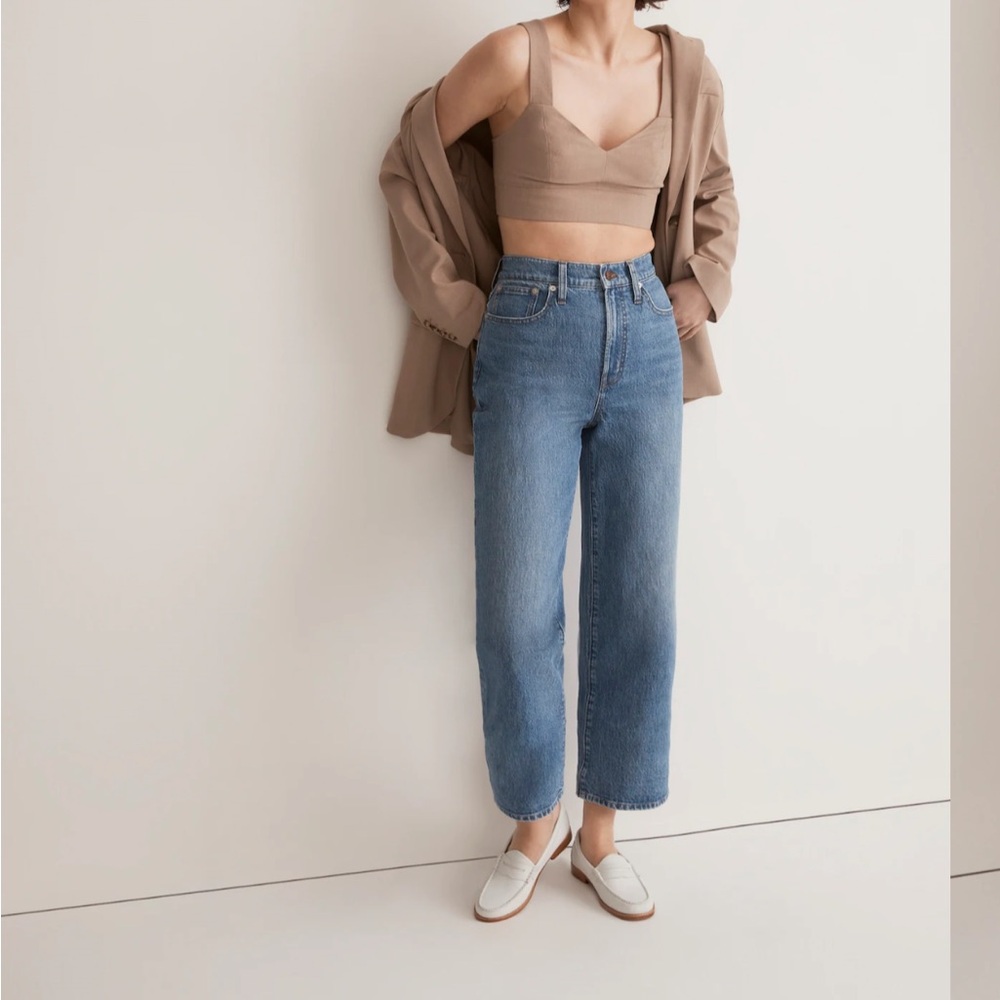 Madewell Perfect Vintage Wide Leg Crop Jean
